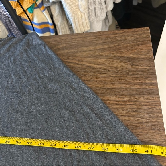 Talulah Babaton Silk Cashmere Cardigan Grey Open Front Long Sleeve Sweater - Picture 8 of 11